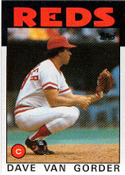 1986 Topps Baseball Cards      143     Dave Van Gorder